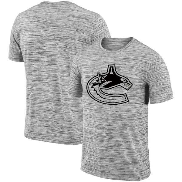 Vancouver Canucks 2018 Heathered Black Sideline Legend Velocity Travel Performance T-Shirt,We sell and wholesale Vancouver Canucks 2018 Heathered Black Sideline Legend Velocity Travel Performance T-Shirt on line form chian!